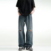 Tayden High Rise Distressed 90s Flare Denim - FINAL SALE KANC-001